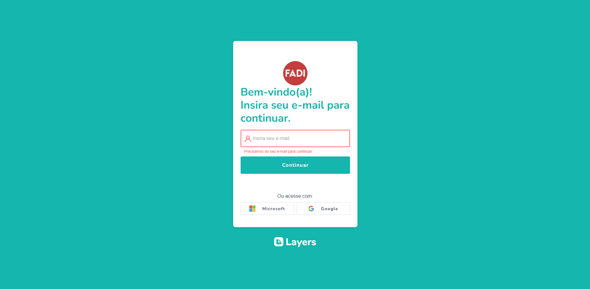 Layers delogado